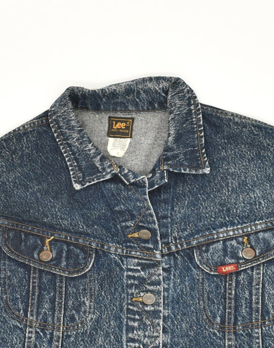 Vintage Lee Denim Jacket With Shell Pin | Kindred Black